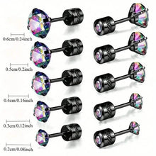 Load image into Gallery viewer, High-End Synthetic Zirconia Earrings