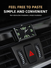 Load image into Gallery viewer, High Quality Auto Fashion Watch Automobile Quartz Clock Car Dashboard Mini Clock Automotive Clock Car Clock Refit Interior Luminous Electronic Quartz Watch Ornaments Car Decoration Ornaments Vehicle Car Accessories