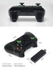 Load image into Gallery viewer, High Quality Black 2.4GHz Wireless Joystick Gamepad Controller Compatible With PC Monitor Laptop