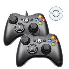 Load image into Gallery viewer, High Quality Black USB Wired Joystick Vibration Gamepad Controller Compatible With PC Monitor Laptop Smart TV