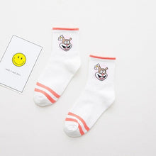 Load image into Gallery viewer, High Quality Cute Elegant Lovely Kawaii Cartoon Sweet Cotton Women Socks Animals Character Casual Short Socks For Men And Women