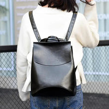Load image into Gallery viewer, High Quality Leather Backpacks For Fashionable Women And Teenage Girls Large Capacity Shoulder Bagpack