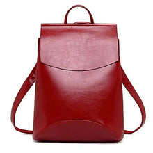 Load image into Gallery viewer, High Quality Leather Backpacks For Fashionable Women And Teenage Girls Large Capacity Shoulder Bagpack