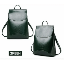 Load image into Gallery viewer, High Quality Leather Backpacks For Fashionable Women And Teenage Girls Large Capacity Shoulder Bagpack