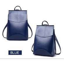 Load image into Gallery viewer, High Quality Leather Backpacks For Fashionable Women And Teenage Girls Large Capacity Shoulder Bagpack
