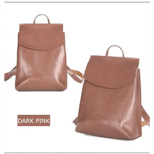Load image into Gallery viewer, High Quality Leather Backpacks For Fashionable Women And Teenage Girls Large Capacity Shoulder Bagpack