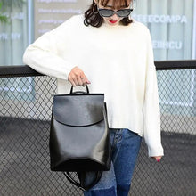 Load image into Gallery viewer, High Quality Leather Backpacks For Fashionable Women And Teenage Girls Large Capacity Shoulder Bagpack