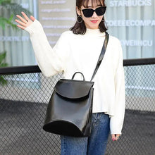 Load image into Gallery viewer, High Quality Leather Backpacks For Fashionable Women And Teenage Girls Large Capacity Shoulder Bagpack