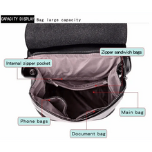 Load image into Gallery viewer, High Quality Leather Backpacks For Fashionable Women And Teenage Girls Large Capacity Shoulder Bagpack