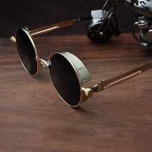 Load image into Gallery viewer, High Quality Metal Circle Frame Luxury & Designer High Quality Sunglasses For Men and Women New Retro Style Round Shape Metal Frame Sunglasses UV400