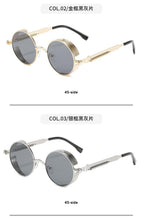 Load image into Gallery viewer, High Quality Metal Circle Frame Luxury & Designer High Quality Sunglasses For Men and Women New Retro Style Round Shape Metal Frame Sunglasses UV400