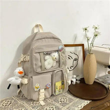 Load image into Gallery viewer, High Quality Nylon Large Capacity Waterproof Backpack For Female And Girls - Trendy College/Schoolbag