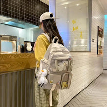 Load image into Gallery viewer, High Quality Nylon Large Capacity Waterproof Backpack For Female And Girls - Trendy College/Schoolbag