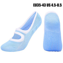 Load image into Gallery viewer, High Quality Pilates Socks Anti-Slip Breathable Backless Yoga Socks Ankle Ballet Dance Sports Socks for Women Fitness