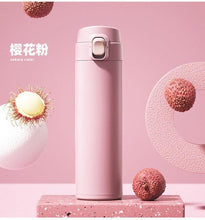 Load image into Gallery viewer, High Quality Portable Thermos Bottle Girl/Boy Stainless Steel Water Bottle Vacuum Flasks Insulated Cup High Capacity Student Stainless Steel Thermos Bottle Portable Vacuum Flask Insulated Water Bottle Thermos Travel Coffee Mug Water Bottles