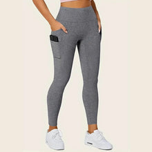 Load image into Gallery viewer, High Rise Butt Lifting Seamless Leggings with Phone Pockets