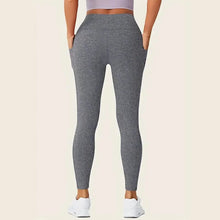 Load image into Gallery viewer, High Rise Butt Lifting Seamless Leggings with Phone Pockets