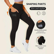 Load image into Gallery viewer, High Rise Butt Lifting Seamless Leggings with Phone Pockets