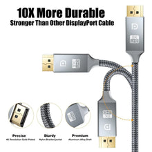 Load image into Gallery viewer, High Speed Display Port TV Cable Audio 8K Video Cable Compatible For PC And Laptop Portable Projector DP1.2 DP1.4 Lightweight Cable