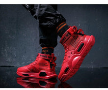 Load image into Gallery viewer, High Top Red Bottom Trend Sneakers For Men Hip Hop Casual Men's Sport High Quality Sneakers Breathable Lightweight Red Basketball Luxury Fashion Running Sneakers