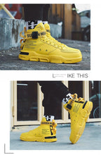 Load image into Gallery viewer, High Top Red Bottom Trend Sneakers For Men Hip Hop Casual Men's Sport High Quality Sneakers Breathable Lightweight Red Basketball Luxury Fashion Running Sneakers