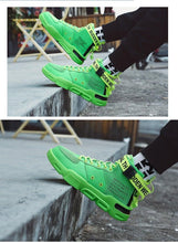 Load image into Gallery viewer, High Top Red Bottom Trend Sneakers For Men Hip Hop Casual Men's Sport High Quality Sneakers Breathable Lightweight Red Basketball Luxury Fashion Running Sneakers