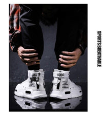 Load image into Gallery viewer, High Top Red Bottom Trend Sneakers For Men Hip Hop Casual Men's Sport High Quality Sneakers Breathable Lightweight Red Basketball Luxury Fashion Running Sneakers