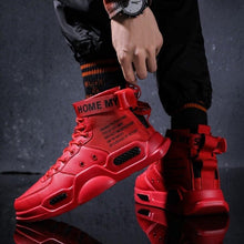 Load image into Gallery viewer, High Top Red Bottom Trend Sneakers For Men Hip Hop Casual Men's Sport High Quality Sneakers Breathable Lightweight Red Basketball Luxury Fashion Running Sneakers