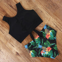 Load image into Gallery viewer, High Waist Swimsuit Bikini Push Up Swimwear Women Bathing Suit Female Bikini Set Leopard Swim Suit Beachwear Women's High Waist Swimsuit 2 Piece Bathing Suits Bikini