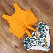 Load image into Gallery viewer, High Waist Swimsuit Bikini Push Up Swimwear Women Bathing Suit Female Bikini Set Leopard Swim Suit Beachwear Women's High Waist Swimsuit 2 Piece Bathing Suits Bikini