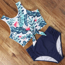 Load image into Gallery viewer, High Waist Swimsuit Bikini Push Up Swimwear Women Bathing Suit Female Bikini Set Leopard Swim Suit Beachwear Women's High Waist Swimsuit 2 Piece Bathing Suits Bikini