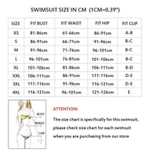 Load image into Gallery viewer, High Waist Swimwear Women Bikinis Swimsuit Leaf Print Bathing Suits Ruffle Tropical Beachwear Plus Size Two Piece Sport Halter Bikini Swimsuit Ruffles Printed Swimwear Quick Dry Bathing Suit Set Beachwear