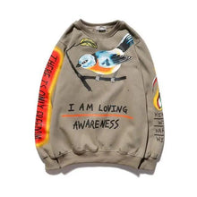 Load image into Gallery viewer, Hip-Hop Printed Sweatshirts Men High Pullovers Couple Street Casual Sweatshirts Letter Print Men Women Sweatshirt Stylish Printed Cool Design Warm Winter Sweatshirt For Men Women