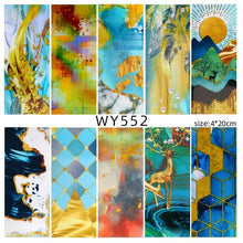 Load image into Gallery viewer, Holographic Nail Foil Transfer Set Sticker Decal Nail Art Foils Designer Marble Nail Decoration Sliders Wraps Manicure Women Kids Girls Manicure Decoration Nail Art Supplies 3D Self-Adhesive Nail Decals Designer Nail Stickers for Acrylic Nails