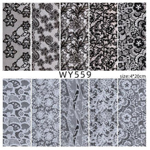 Load image into Gallery viewer, Holographic Nail Foil Transfer Set Sticker Decal Nail Art Foils Designer Marble Nail Decoration Sliders Wraps Manicure Women Kids Girls Manicure Decoration Nail Art Supplies 3D Self-Adhesive Nail Decals Designer Nail Stickers for Acrylic Nails