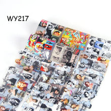 Load image into Gallery viewer, Holographic Nail Foil Transfer Set Sticker Decal Nail Art Foils Designer Marble Nail Decoration Sliders Wraps Manicure Women Kids Girls Manicure Decoration Nail Art Supplies 3D Self-Adhesive Nail Decals Designer Nail Stickers for Acrylic Nails