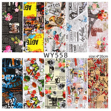 Load image into Gallery viewer, Holographic Nail Foil Transfer Set Sticker Decal Nail Art Foils Designer Marble Nail Decoration Sliders Wraps Manicure Women Kids Girls Manicure Decoration Nail Art Supplies 3D Self-Adhesive Nail Decals Designer Nail Stickers for Acrylic Nails