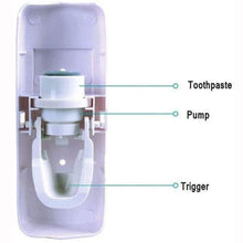 Load image into Gallery viewer, Home Automatic Toothpaste Dispenser + 5 Toothbrush Holder Set
