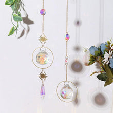 Load image into Gallery viewer, Home Decor Crystal Sun-catchers Window Pendant Hanging Curtain Wind-chimes Light Catcher Star Moon Pendant Rainbow Wind Chime Prisms Wind Chime Hanging Ornaments For Garden Home Christmas Decorations Gift