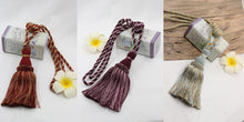 Load image into Gallery viewer, Home Decoration Polyester Tassel Tiebacks Curtain Holder Handmade Tassel Curtain Rope Holdback Window Drape Hanging Ball Tassels Curtains Buckle Sling Binding Lantern Tiebacks Handcrafted Braided Curtain Holdbacks Window Home Decor 55-90cm