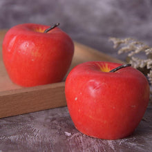 Load image into Gallery viewer, Home Red Apple Shape Scented Candles Creative Apple Shaped Scented Candles Simulation Fruit Candles Valentine's Day Party Candles Birthday Candles Apple Decorations Birthday Christmas Party Fruit Candles Decoration