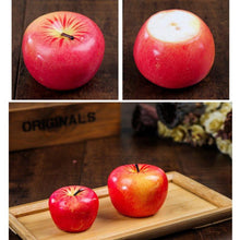 Load image into Gallery viewer, Home Red Apple Shape Scented Candles Creative Apple Shaped Scented Candles Simulation Fruit Candles Valentine's Day Party Candles Birthday Candles Apple Decorations Birthday Christmas Party Fruit Candles Decoration