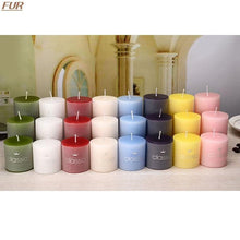 Load image into Gallery viewer, Scented Candle Candles For Home Scented 100 Hour Long Lasting Aromatherapy Candle Highly Scented & Soy Jar Candle Gift Lavender Classic Cylindrical Birthday Romantic Small Candle Wedding Western Food Candlestick Column Wax