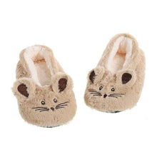 Load image into Gallery viewer, House Slipper Women Winter Non Skid Indoor Fur Cotton Warm Plush Home Fluffy Mouse Ears Memory Foam House Slippers Cozy Cute Animal Home Slipper For Women
