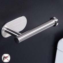 Load image into Gallery viewer, Household Toilet Roll Holder Self Adhesive Toilet Paper Holder For Bathroom Stick On Wall Stainless Steel Toilet Paper Racks Toilet Paper Holder Self Adhesive Bathroom Paper Towel Roll Holder Wall Mount