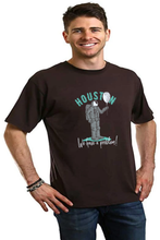 Load image into Gallery viewer, HOUSTON Men's Bamboo Viscose/Organic Cotton Short Sleeve Graphic T-Shirt
