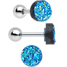 Load image into Gallery viewer, 16G 1/4 Tantalizing Textures Tragus Cartilage Earring Set of 5