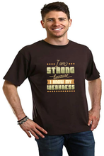 Load image into Gallery viewer, I am Strong Men's Bamboo Viscose/Organic Cotton Short Sleeve Graphic T-Shirt