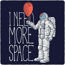 Load image into Gallery viewer, I need more space Men's Bamboo Viscose/Organic Cotton Short Sleeve Graphic T-Shirt
