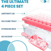 Load image into Gallery viewer, Ice Cube Tray with Lid and Bin